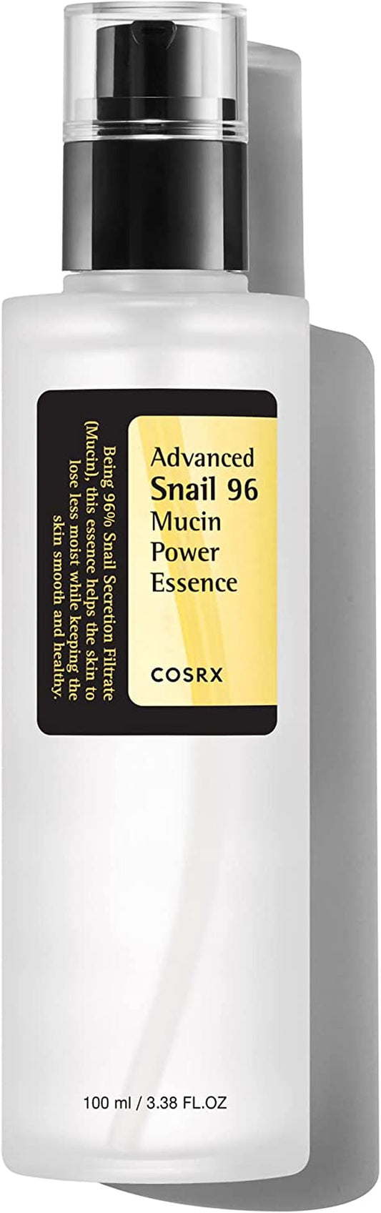 Advanced Snail 96 Mucin Power Essence 100Ml, Skin Repair & Hydrating Serum, Snail Secretion Filtrate 96% & Hyaluronic Acid, Korean Skincare, Animal Testing Free
