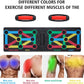 12 In1 Push up Board System,Foldable Portable Push-Up Rack Board,Multifunctional Color Coded Fitness Pushup Stands,For Indoor, Gymnasium, Outdoor Muscle Training Fitness Exercise