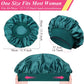 2Pcs Satin Bonnet Silk Bonnet for Curly Hair, Hair Bonnet Silk Hair Wrap for Sleeping, Night Sleep Cap for Women