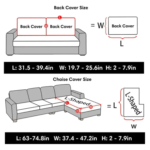 Magic Sofa Cover - Classic | Sectional Slipcovers