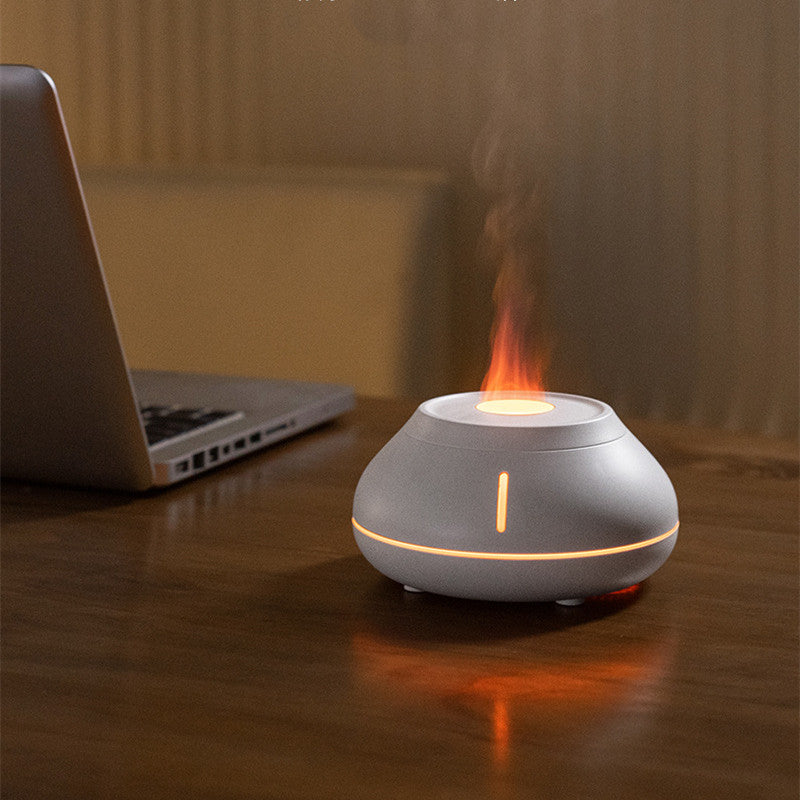 Flame Aroma Diffuser Humidifier For Home Room