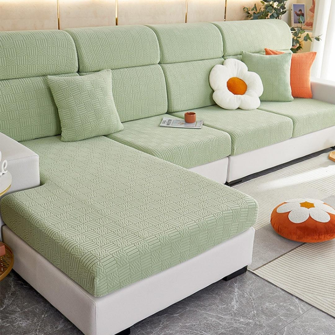 Magic Sofa Cover - Checkered | Stretchable Sofa Cover
