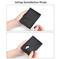 Geestock Airtag Wallet Men Retro Minimalist Rfid Blocking Wallet Card Holder Business Microfiber Synthetic Leather Thin Purse